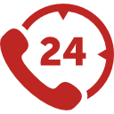 24-hour customer support and personal service